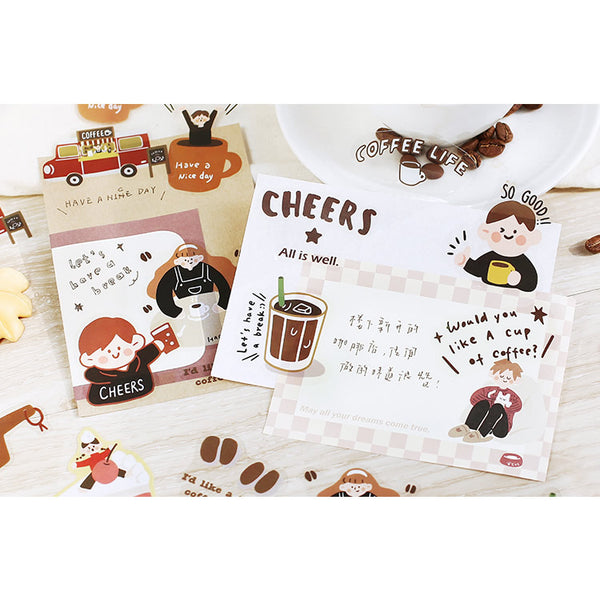 Caramel Melody [Morning Coffee] Stickers Pack