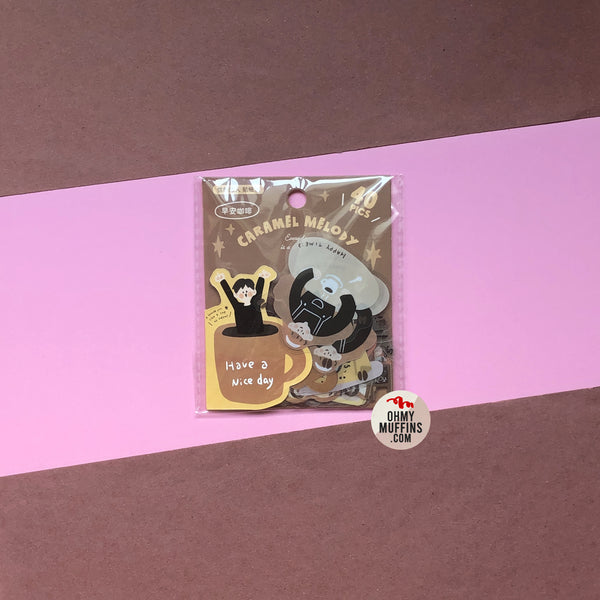 Caramel Melody [Morning Coffee] Stickers Pack