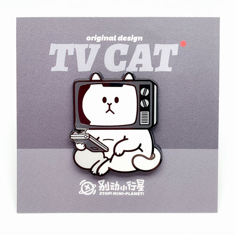 White Cat [ TV Cat ] Pin