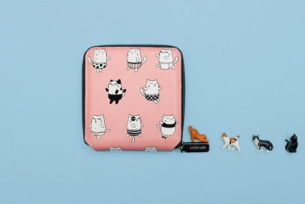 Animal Cat Short Wallet By Kiitos Life
