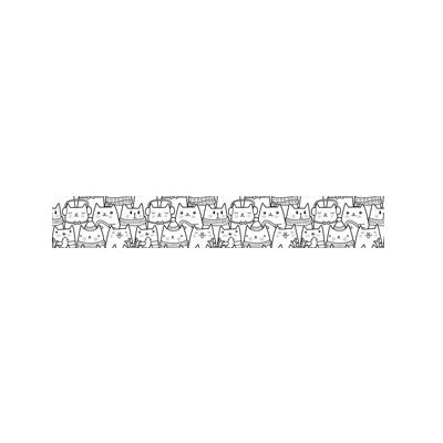 Black and White Cats Washi Tape