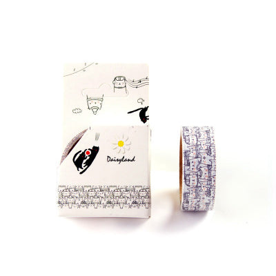 Black and White Cats Washi Tape