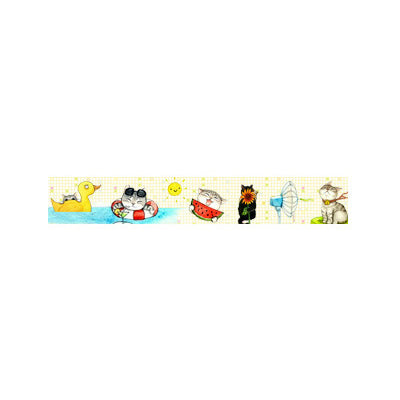 Summer Cats Washi Tape