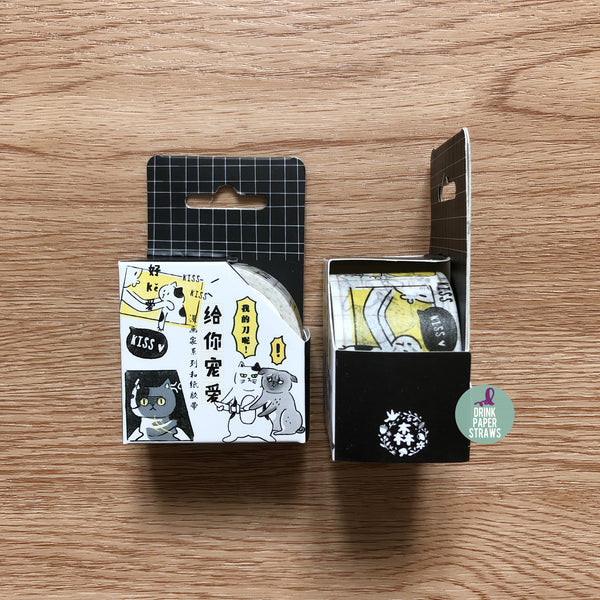 Cat World Love Meow Washi Tape