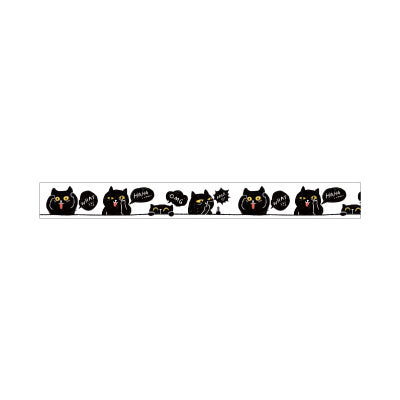 Black Cats Washi Tape