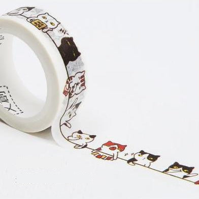 Cats In A Row Washi Tape