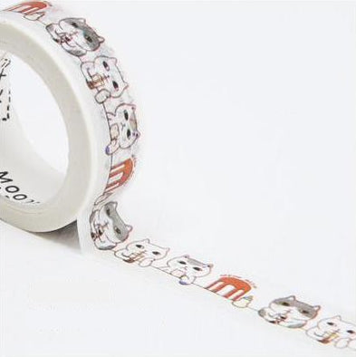 Tea Time Cats Washi Tape