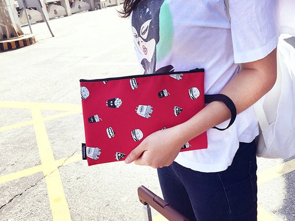 Clutch Fast Food Red Pouch by U-Pick