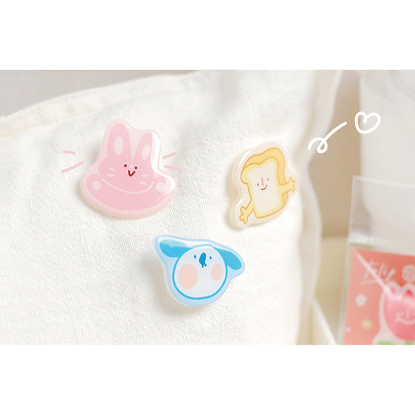 Coco World [Toast] Acrylic Pin