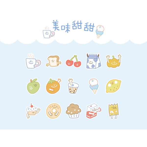Coco World [Food] Stickers Pack