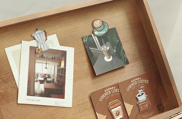 Coffee Embroidered Sticker Iron-On Patch