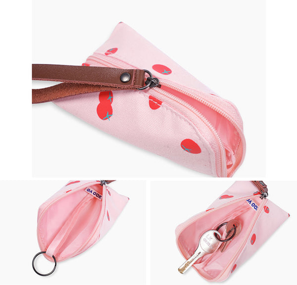 Key Coin [Rice Roll] Pink Pouch By 小野 Xaoye