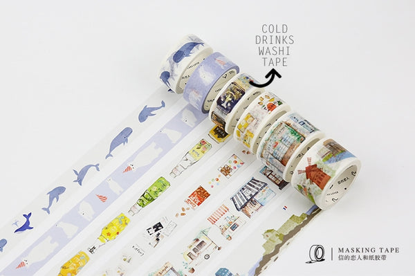Cold Drinks Washi Tape
