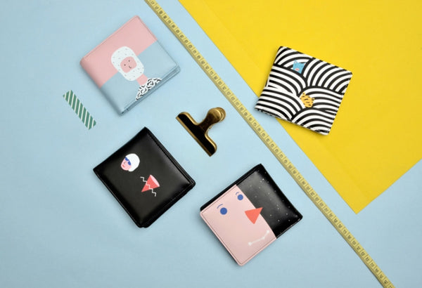 Colour Story Short Wallet By YIZI STORE