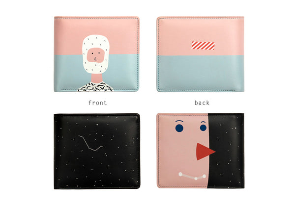 Colour Story Short Wallet By YIZI STORE