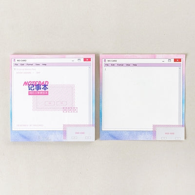 Computer App Notepad Window Notepad Memo Pad