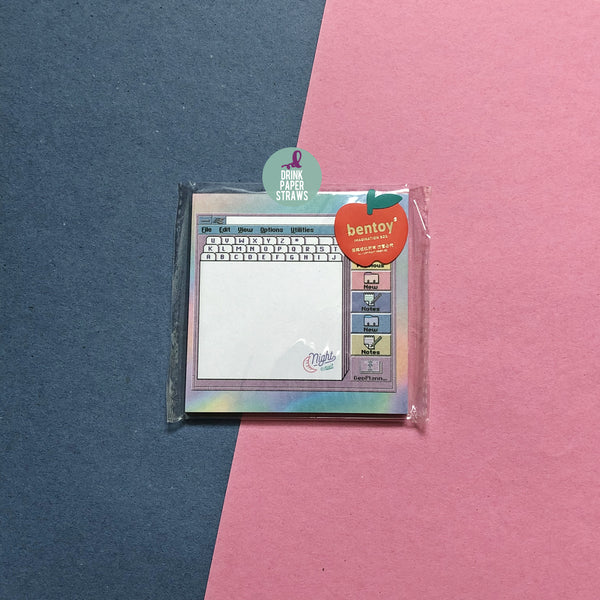Computer Pink Keyboard Notepad Memo Pad By Bentoy