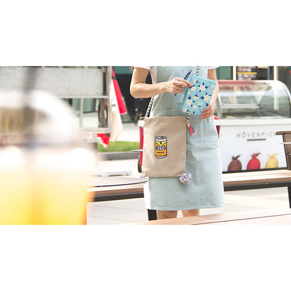 Convenience Store [Beer] Embroidered Sling Bag By Bentoy