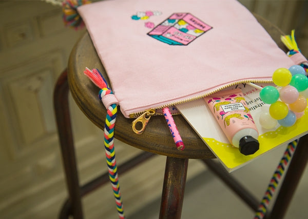 Convenience Store [Popcorn] Embroidered Sling Bag By Bentoy