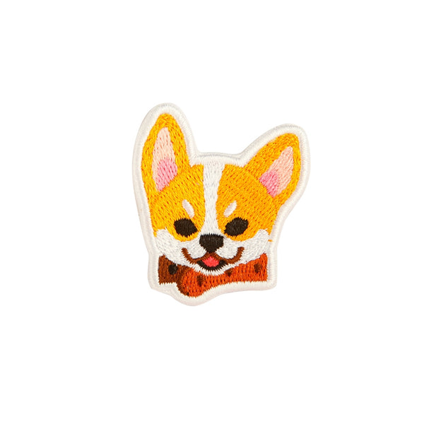 Corgi Embroidery Brooch By Mark The Universe