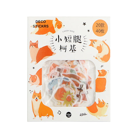 Animal Corgi Deco Stickers Pack