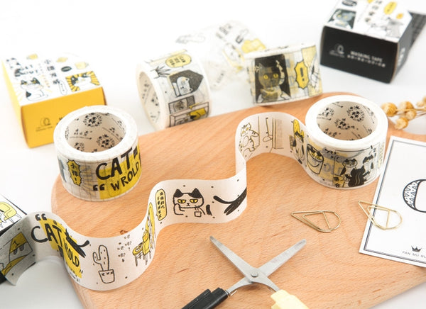 Cat World Washi Tape