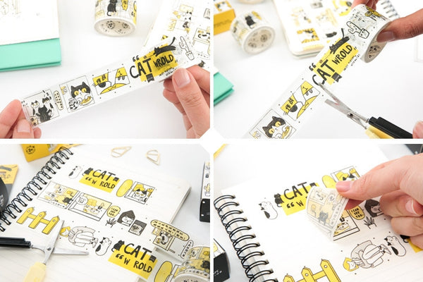 Cat World Washi Tape