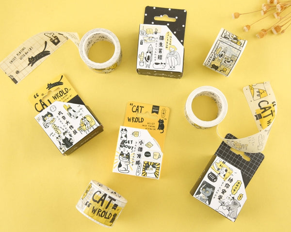 Cat World Washi Tape