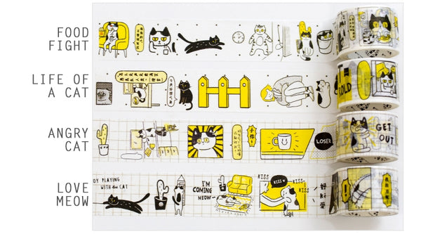 Cat World Washi Tape