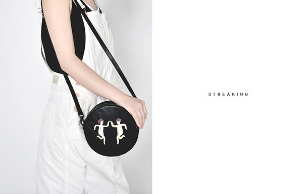Round Crossbody Bag by Kiitos Life - OUT OF PRODUCTION