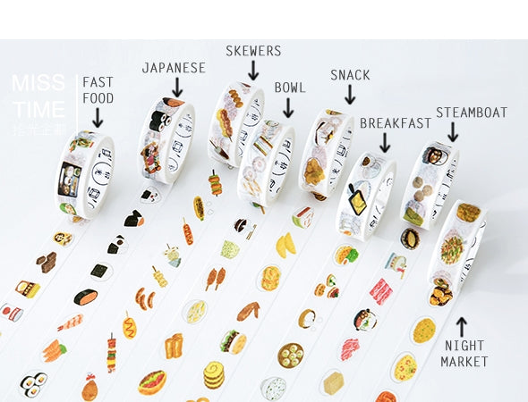 Snack Cuisine Washi Tape