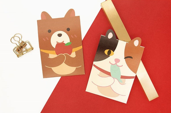 Cute Animals [Fish Cat] Red Packets By U-Pick
