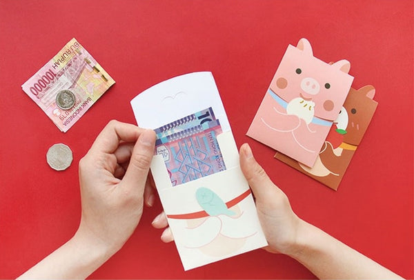 Cute Animals [Fish Cat] Red Packets By U-Pick