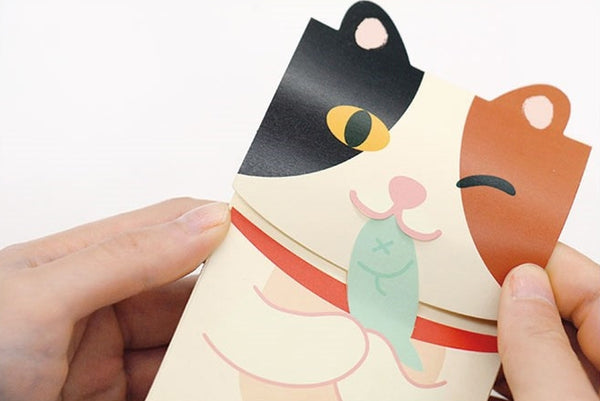 Cute Animals [Fish Cat] Red Packets By U-Pick