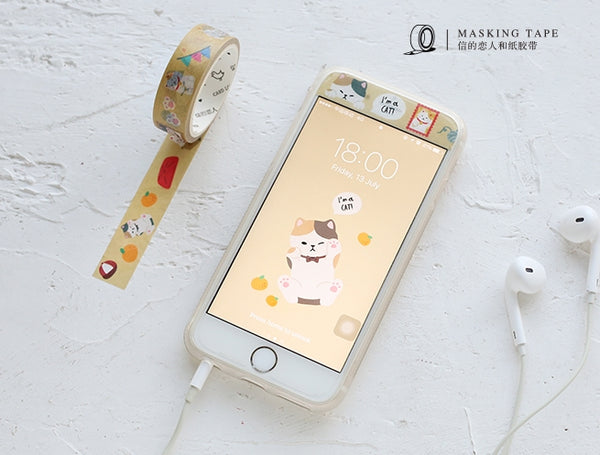 Calico & Fortune Cats Washi Tape