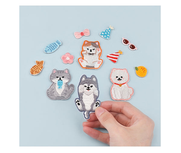 Cute Dog Embroidered Sticker Iron-On Patch