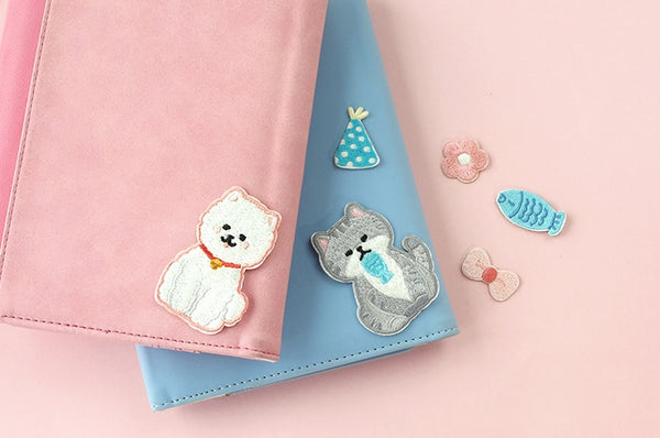 Cute Dog Embroidered Sticker Iron-On Patch