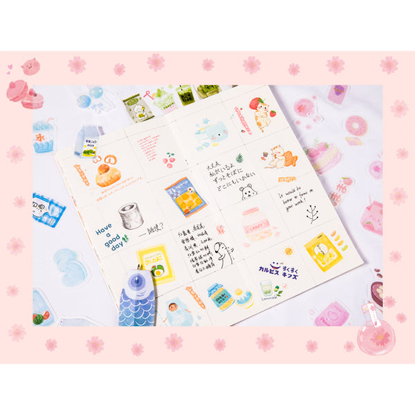Cute Food [Matcha] Stickers Pack