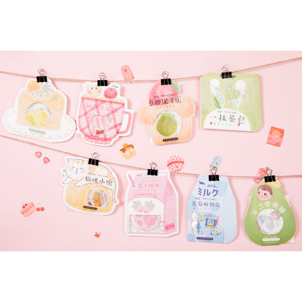 Cute Food [Strawberry Ice] Stickers Pack