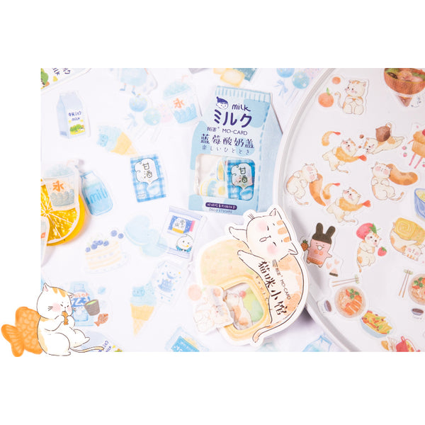 Cute Food [Cat Shop] Stickers Pack