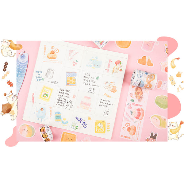 Cute Food [Cat Shop] Stickers Pack