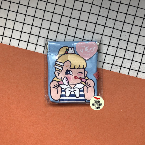 Cutie Girl [Blue] Earphone Case By Milkjoy