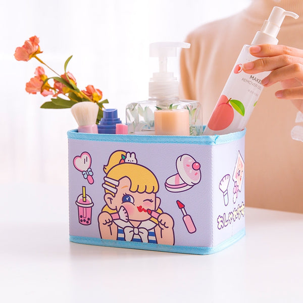 Cutie Girl [Cosmetics] Storage Box By Milkjoy