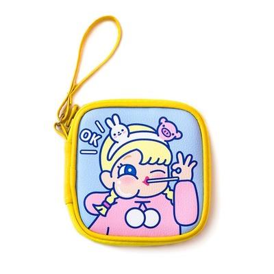 Cutie Girl OK Girl Cable Holder Pouch By Milkjoy