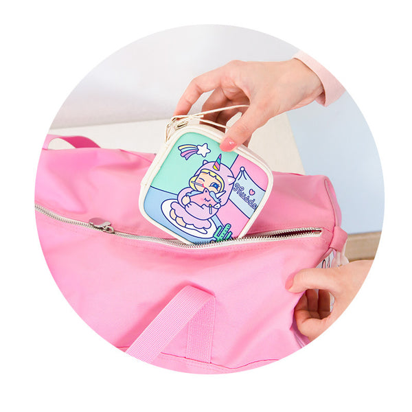 Cutie Girl [Unicorn Girl] Cable Holder Pouch By Milkjoy