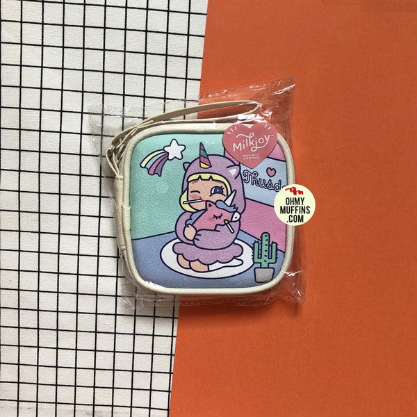 Cutie Girl Unicorn Girl Cable Holder Pouch By Milkjoy