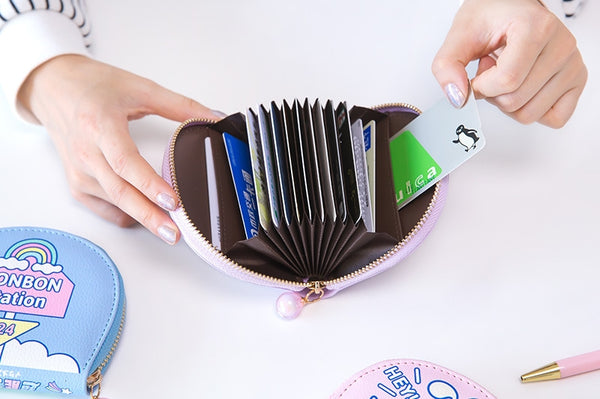 Cutie Girl [Ah Unicorn] Card Holder Pouch By Milkjoy