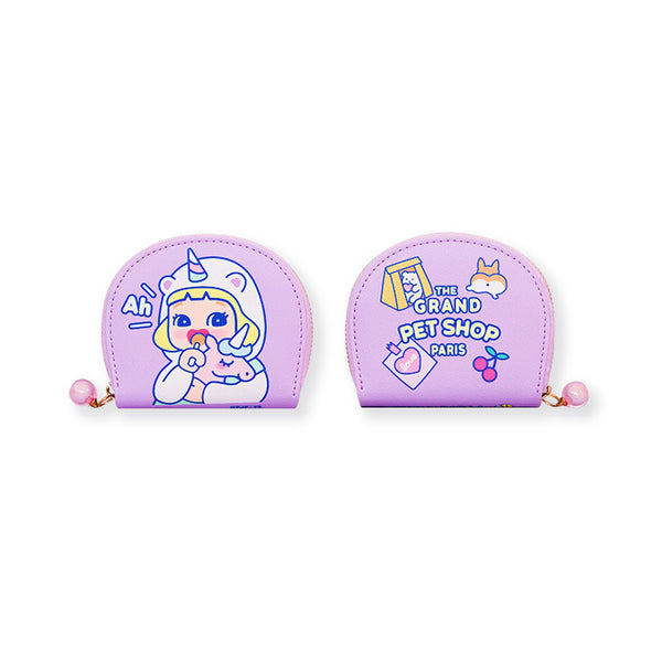 Cutie Girl [Ah Unicorn] Card Holder Pouch By Milkjoy