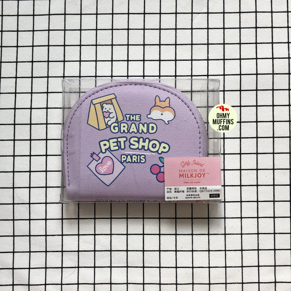 Cutie Girl Ah Unicorn Card Holder Pouch By Milkjoy