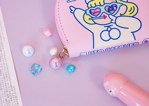 Cutie Girl [Hey Rabbit] Card Holder Pouch By Milkjoy